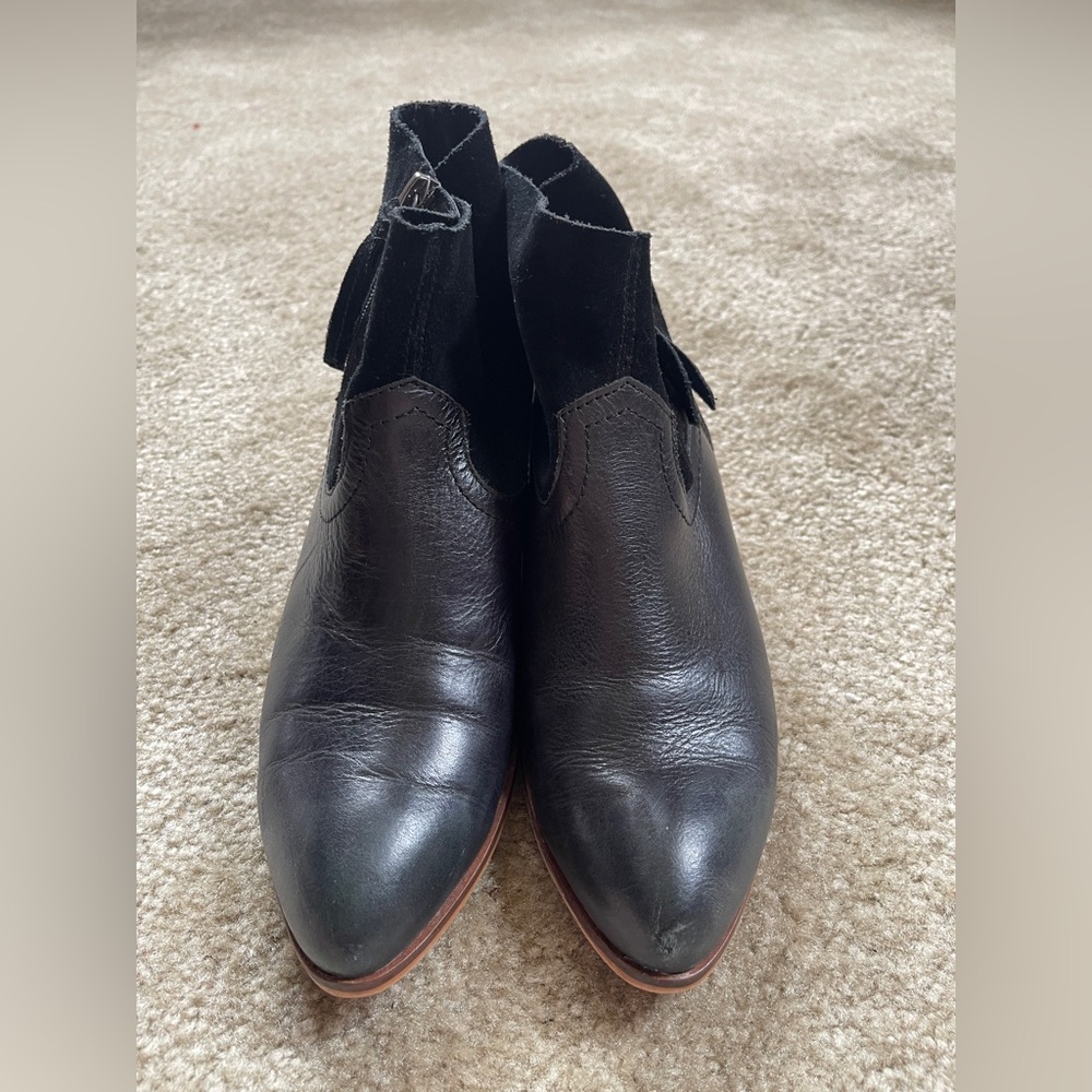 Frye Black Leather Rubie Boots - Picture 3 of 8